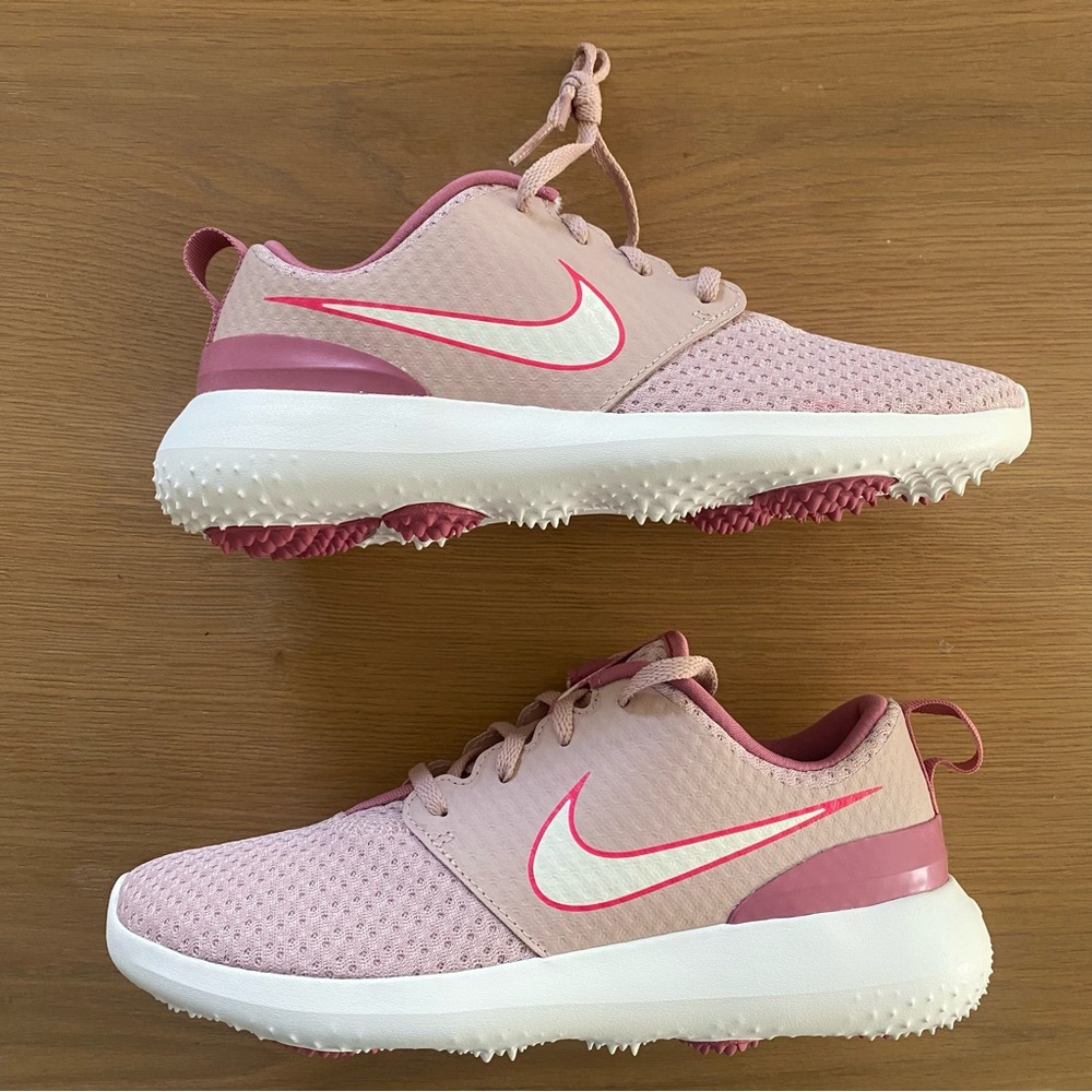 Nike Women’s Roshe G Golf Shoes, Pink Oxford, Sz 7